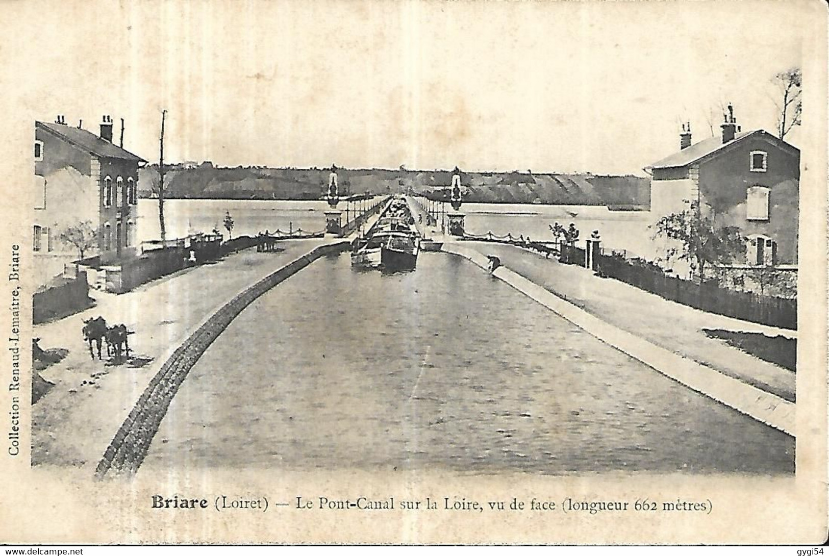 Briare ( Loiret ) Le Pont - Canal  Sur La Loire  Vu De Face - Briare