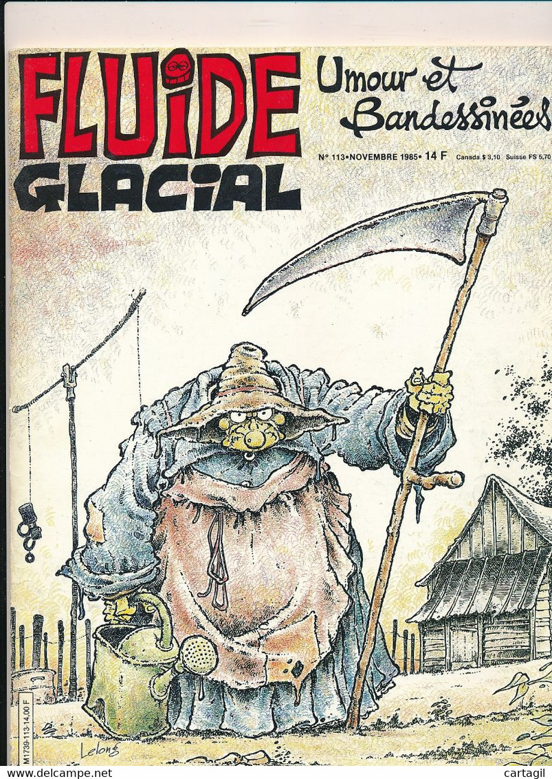 Livres, BD,  Revues -Revue"FLUIDE GLACIAL" N°113-Novembre 1985-Umour Et Bandessinées (détails Description Et Scan) - Fluide Glacial