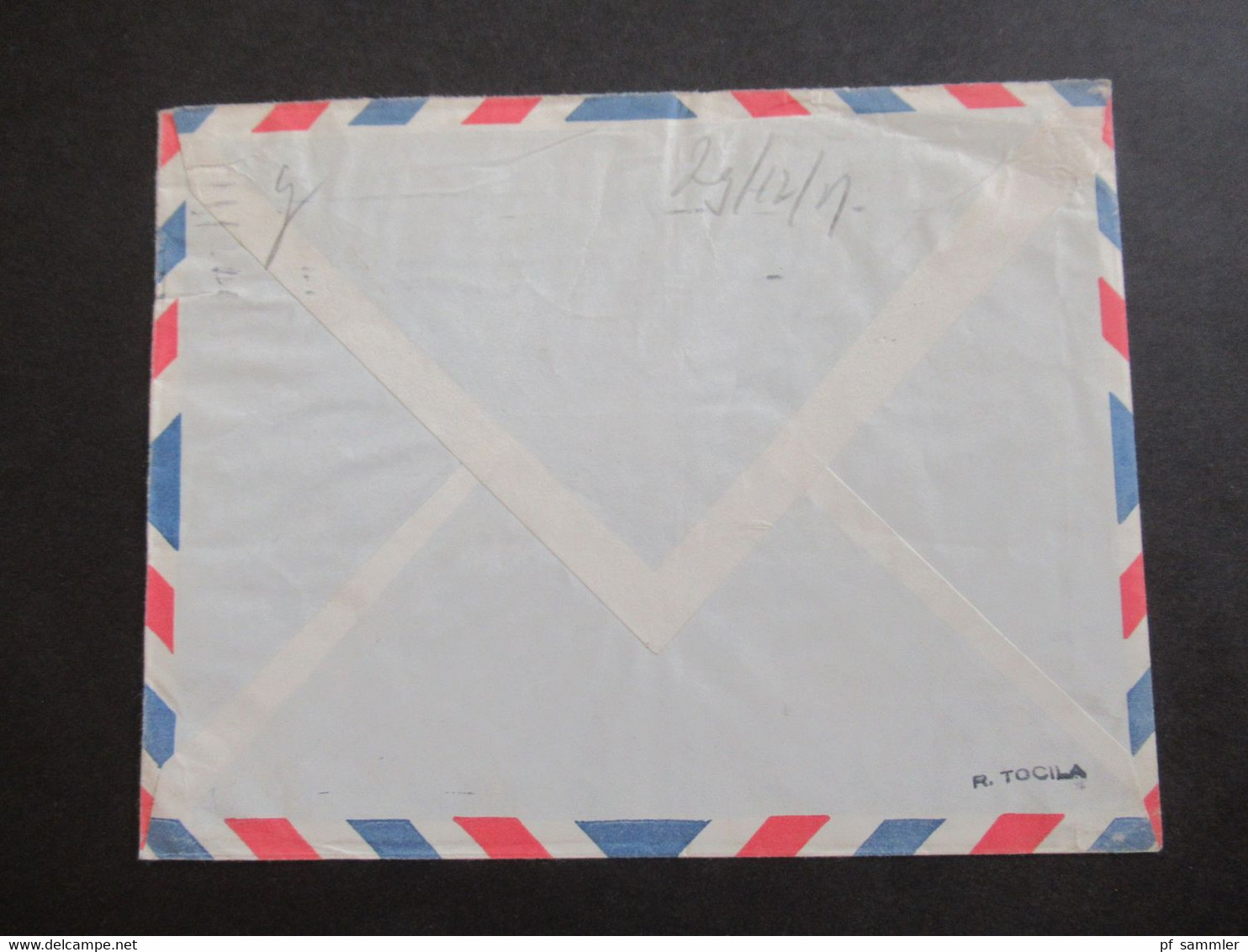 Frankreich 1957 Militärpost FM Absender: AFN CMEB Stempel Poste Aux Armees / Air Mail - Militärstempel Ab 1900 (ausser Kriegszeiten)