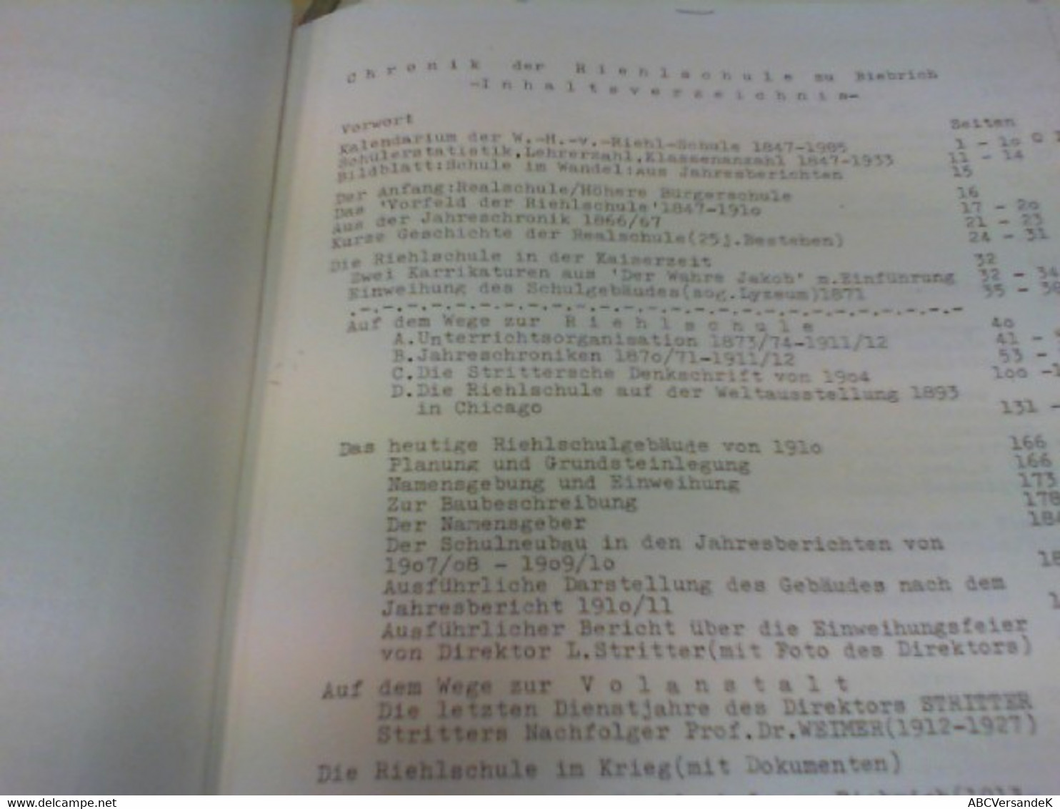 Geschichte Der Wilhelm - Heinrich - Von - Riehl - Schule Wiesbaden - Biebrich : Eine Chronik In Zwei Bänden - Hesse