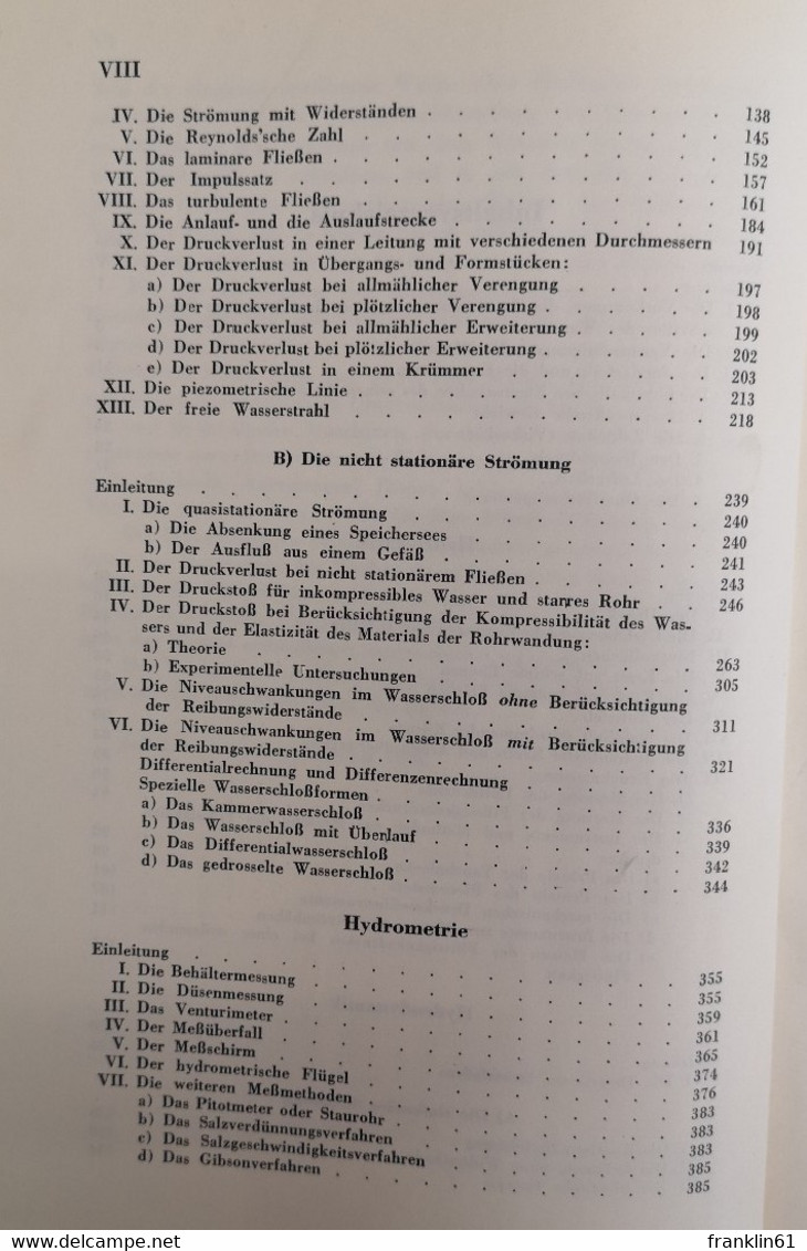 Angewandte Hydraulik. - Techniek