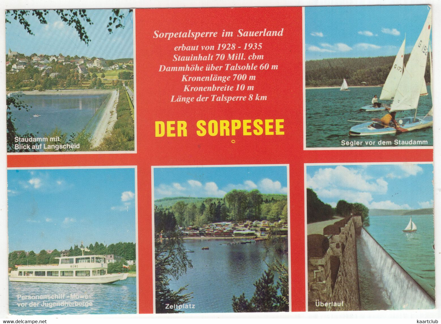 Der Sorpesee - Sorpetalsperre Im Sauerland - Mehrbild - (Deutschland) - Menden