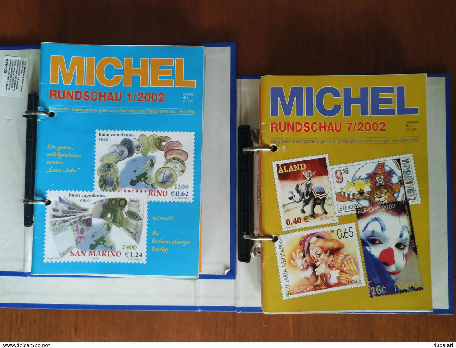 Michel Rundschau 2002 Complete Year 12 Pieces Catalogue Katalog Used - Germania