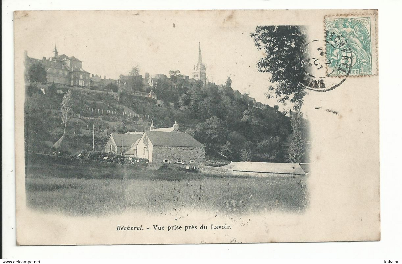 BECHEREL (35) Vue Prise Près Du Lavoir - Bécherel