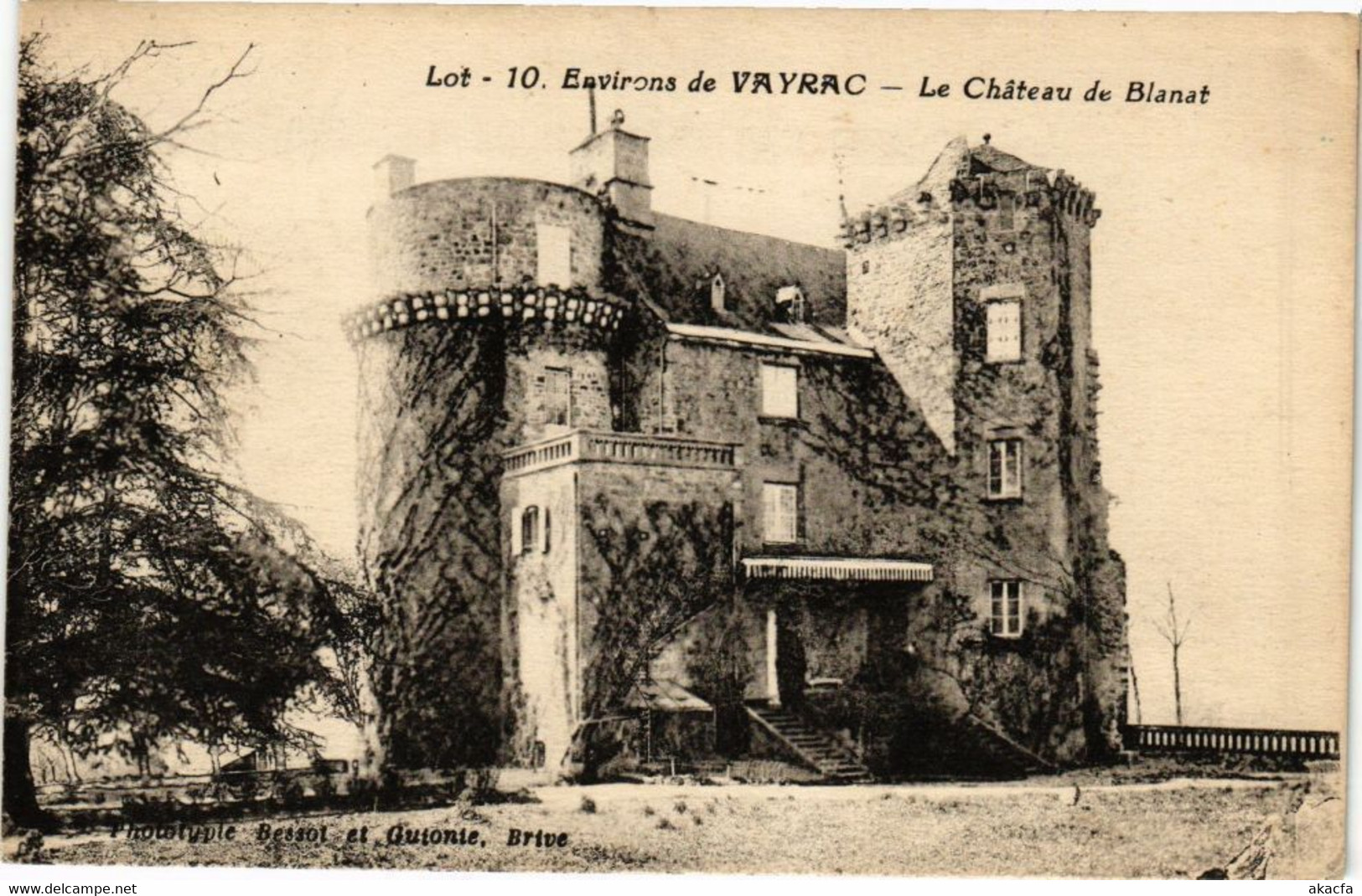 CPA Lot - Env. De VAYRAC - Le Chateau De Blanat (223729) - Vayrac