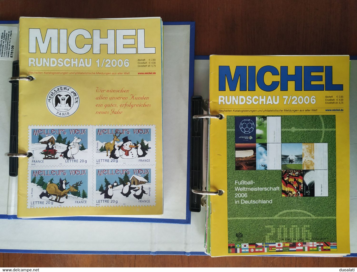 Michel Rundschau 2006 Complete Year 12 Pieces Catalogue Katalog Used - Germany