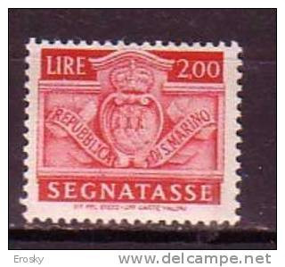 Y9378 - SAN MARINO TASSE Ss N°75 - SAINT-MARIN TAXE Yv N°73 * - Segnatasse