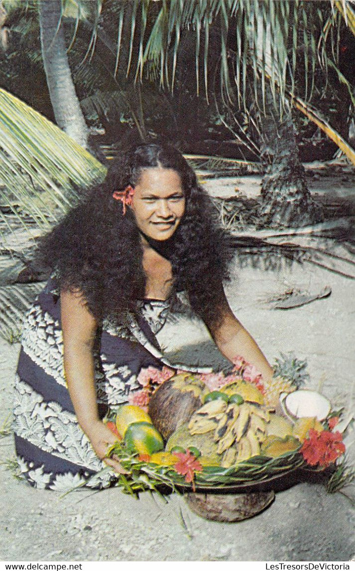 CPA TAHITI - Perle Du Pacifique - Tahitienne Avec Fruits Du Pays - Max Du Pont Papeete Tahiti - Tahiti