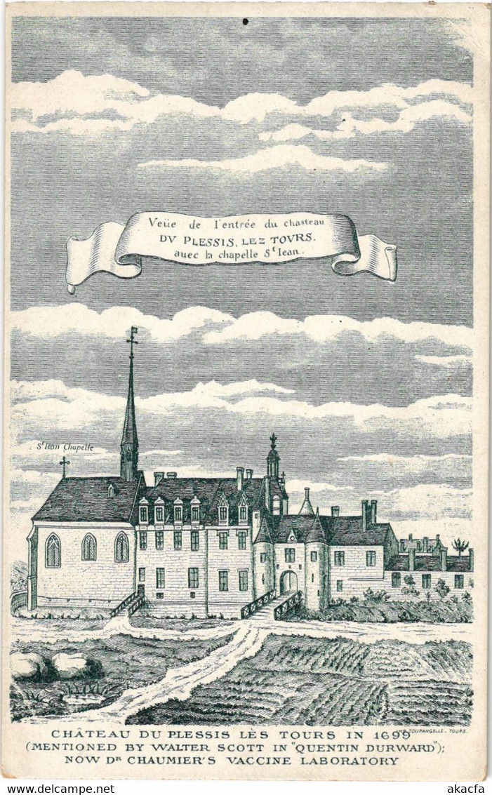 CPA Chateau Du PLESSIS Les TOURS In 1699 (Mentioned By Walter Scott... (227168) - La Riche