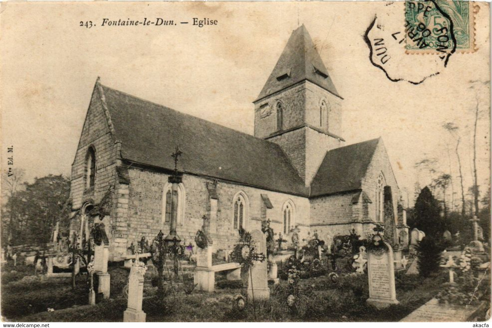 CPA Fontaine Le Dun-Église (234766) - Fontaine Le Dun