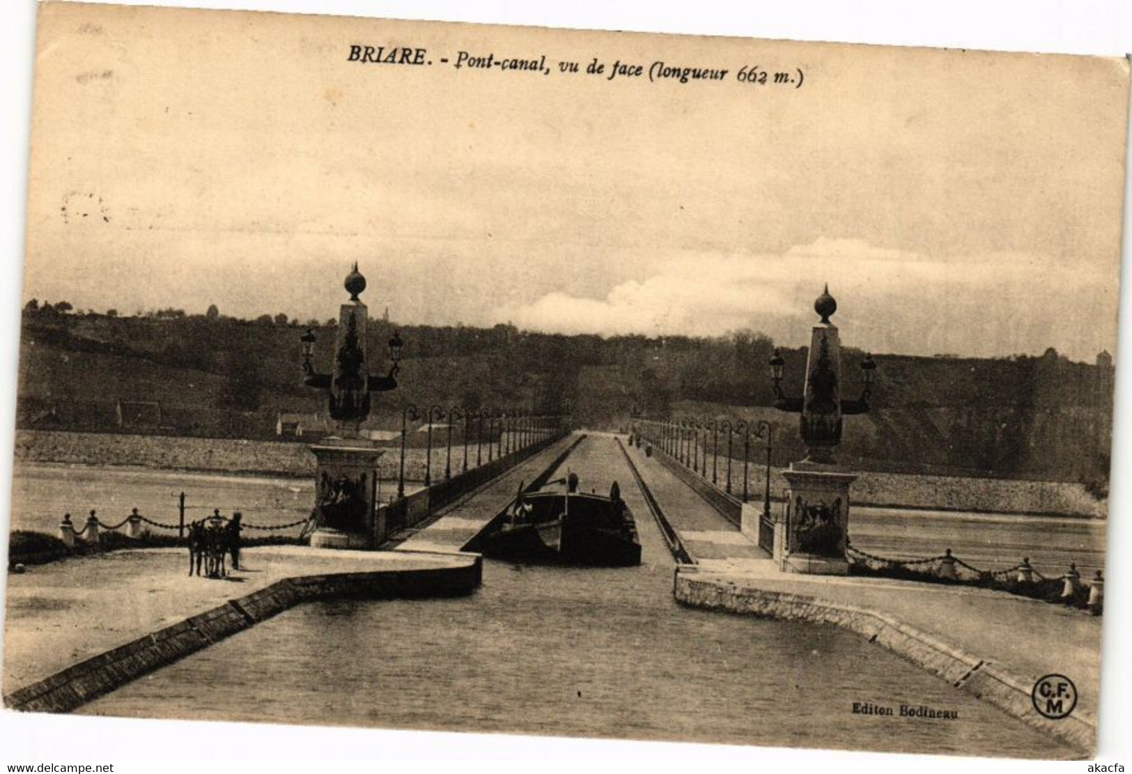 CPA BRIARE - Pont-canal Vu De Face (long. 662m) (228033) - Briare