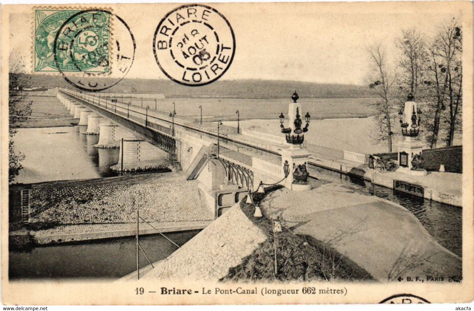 CPA BRIARE - Le Pont-Canal (longueur 662 Metres) (228083) - Briare