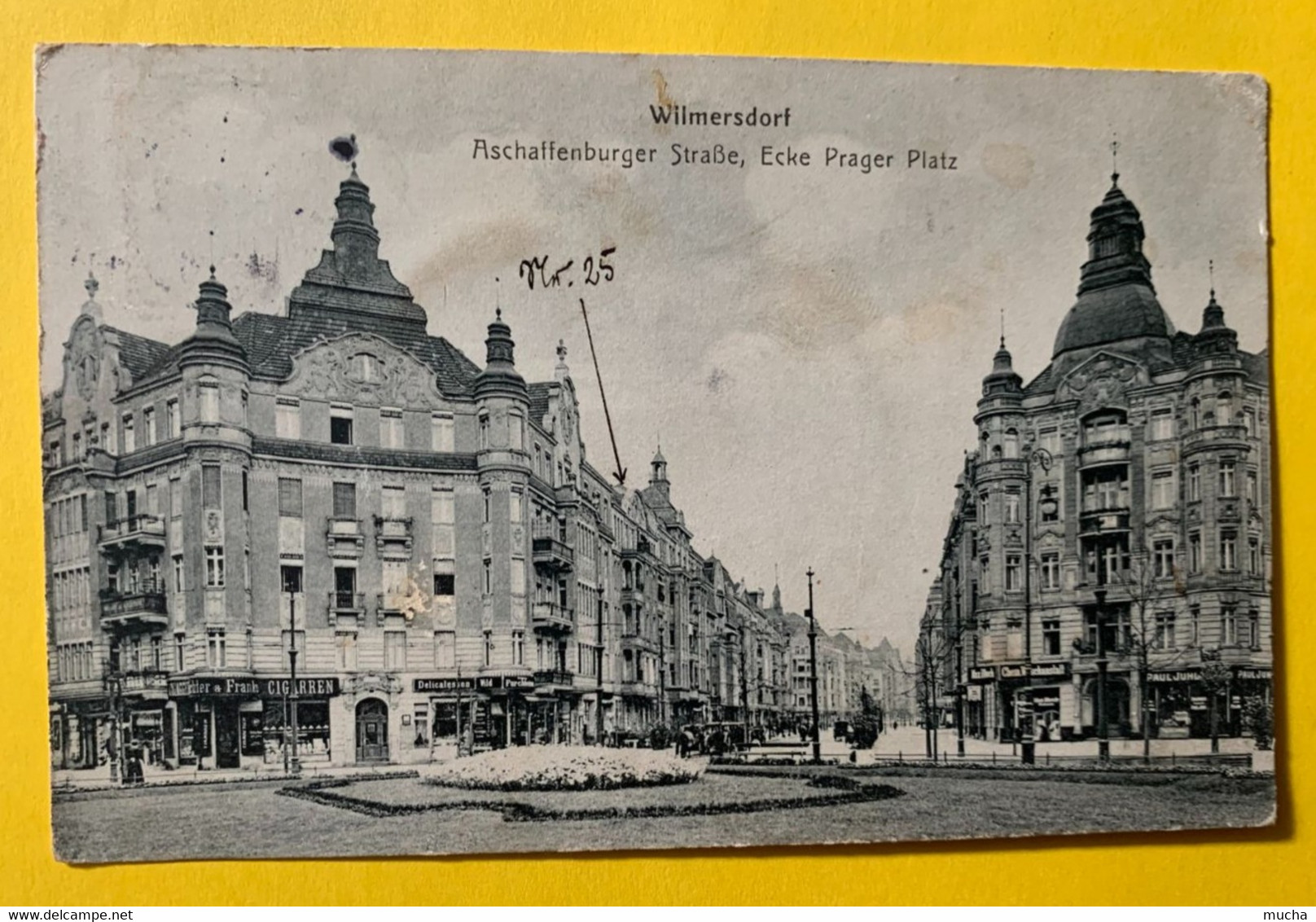 18339  - Wilmersdorf Aschaffenburger Strasse Ecke Prager Platz  Berlin 21.10.1913 - Wilmersdorf