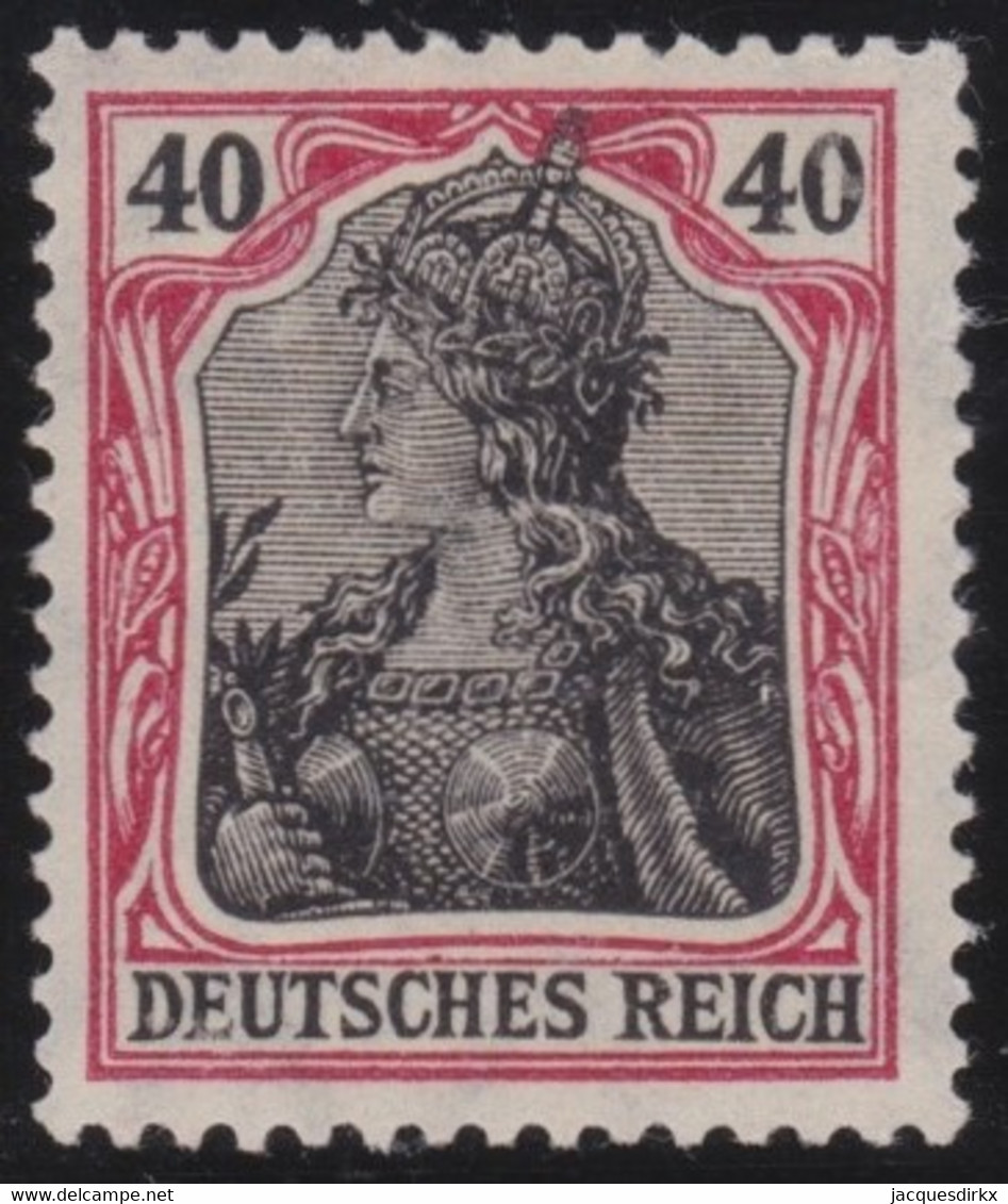Deutsches Reich   .     Michel  90 I  (2 Scans)       .    *        .    Ungebraucht Mit Gummi - Neufs