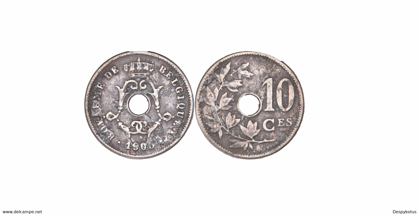 Belgique - 1905 - 10 Centimes - Léopold 1er - 10-073 - 10 Cents