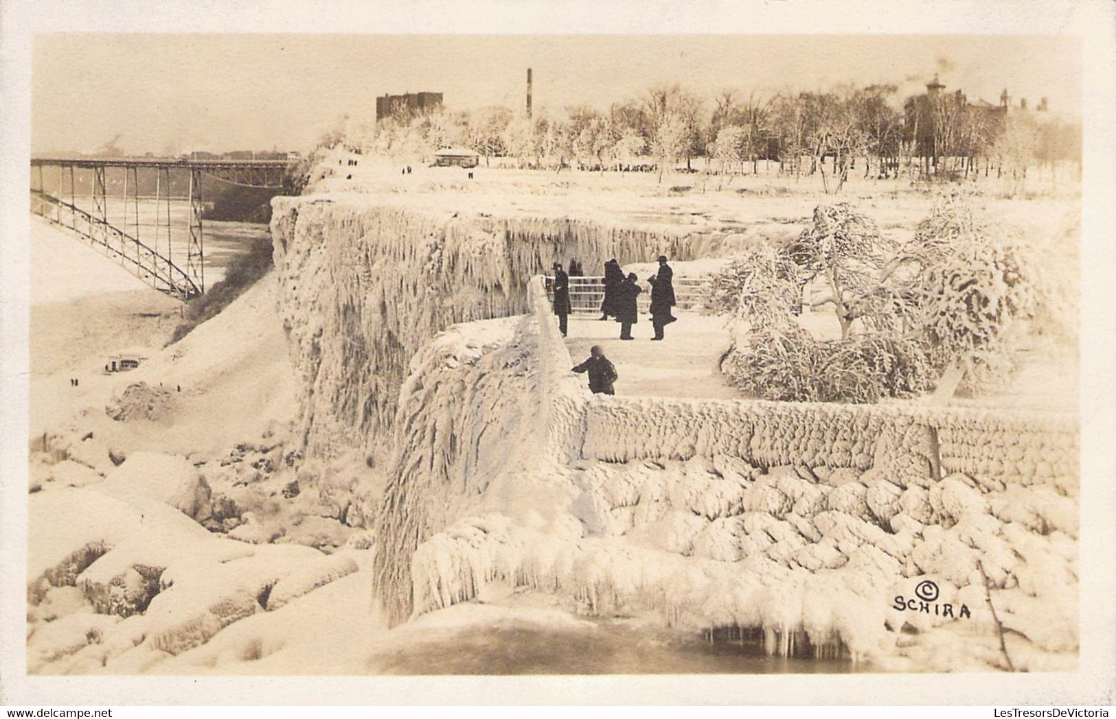 CPA Les Chutes Du Niagara Gelées ? Edition SHIRA - Neige - Hiver - - Altri & Non Classificati