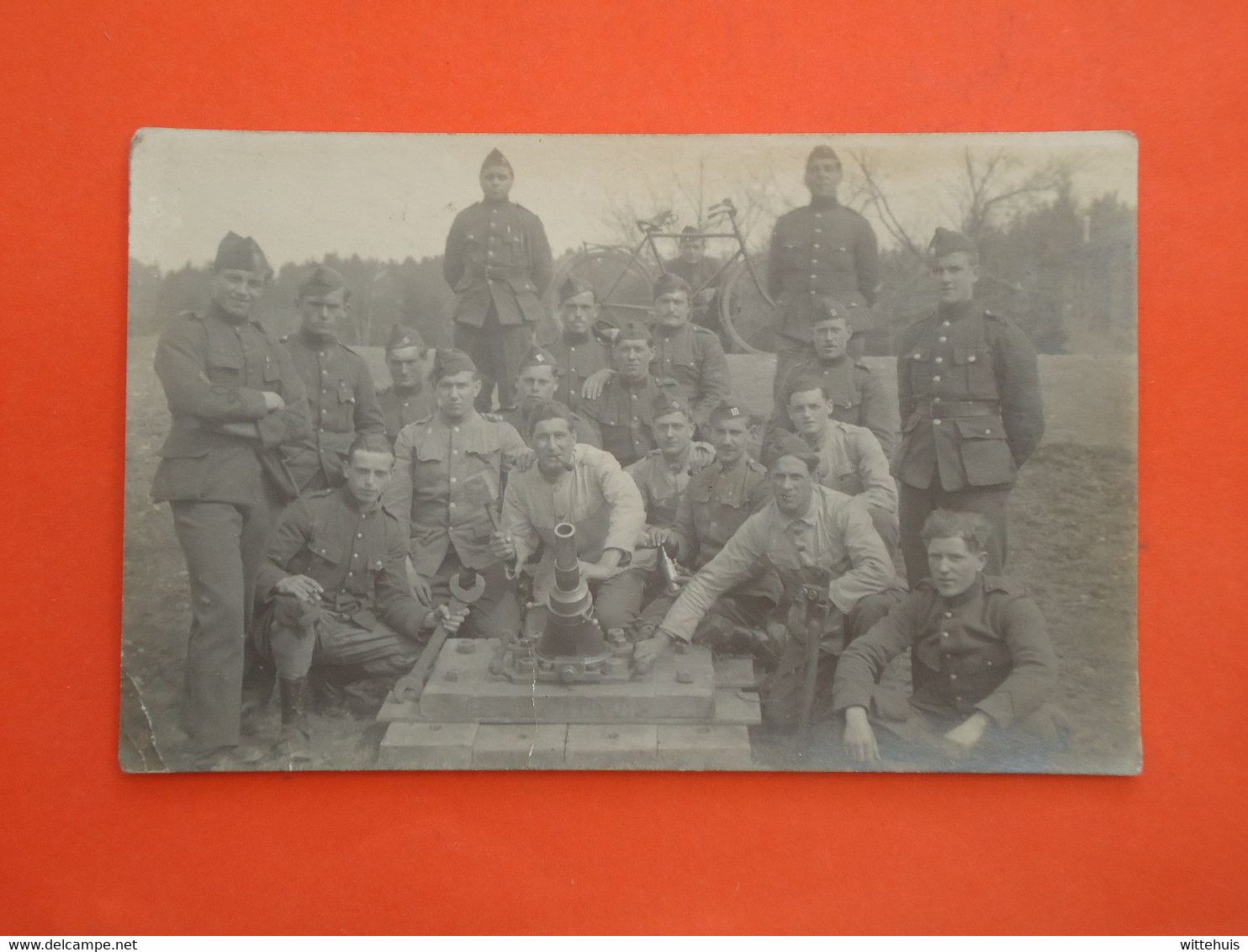 Fotokaart  Soldaten  Oorlog 1914 - 1918     (2scans) - Oorlog 1914-18