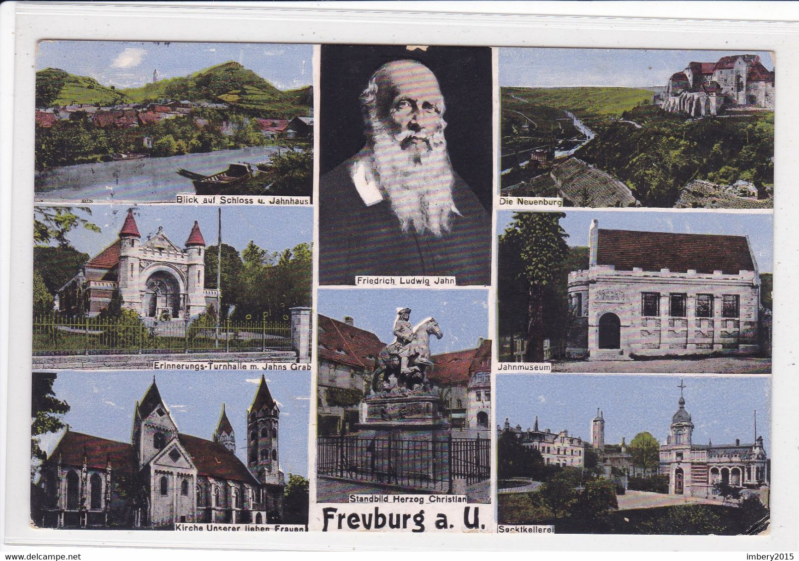 Ak Freyburg An Der Unstrut, Friedrich Ludwig Jahn, Turnhalle, Grab, Ca. 1914, Neuenburg, Deutschland Ansichtskarte - Freyburg A. D. Unstrut