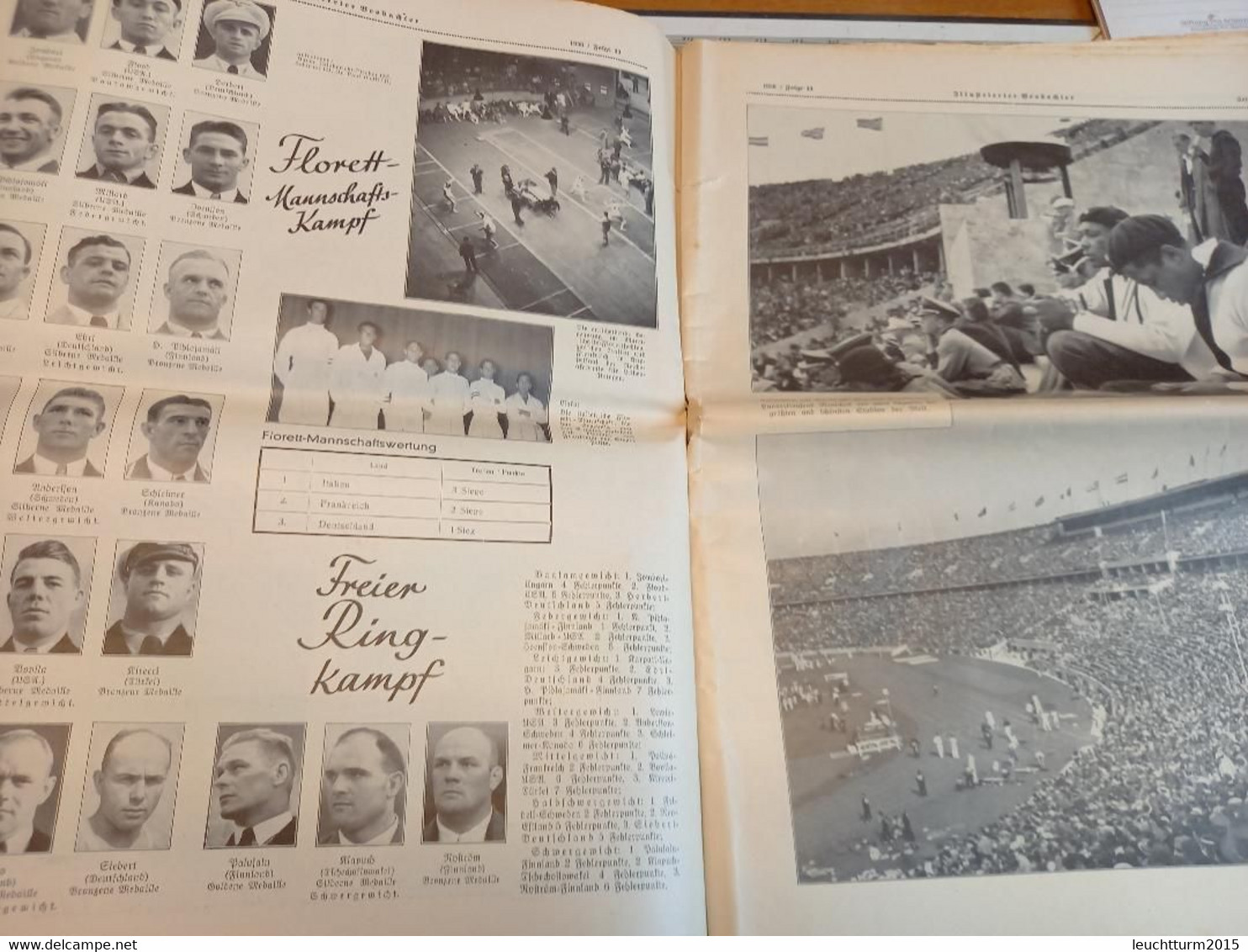 JB Illustrierter Beobacher 13.8.1936 Olympia-Tagebuch - Sports