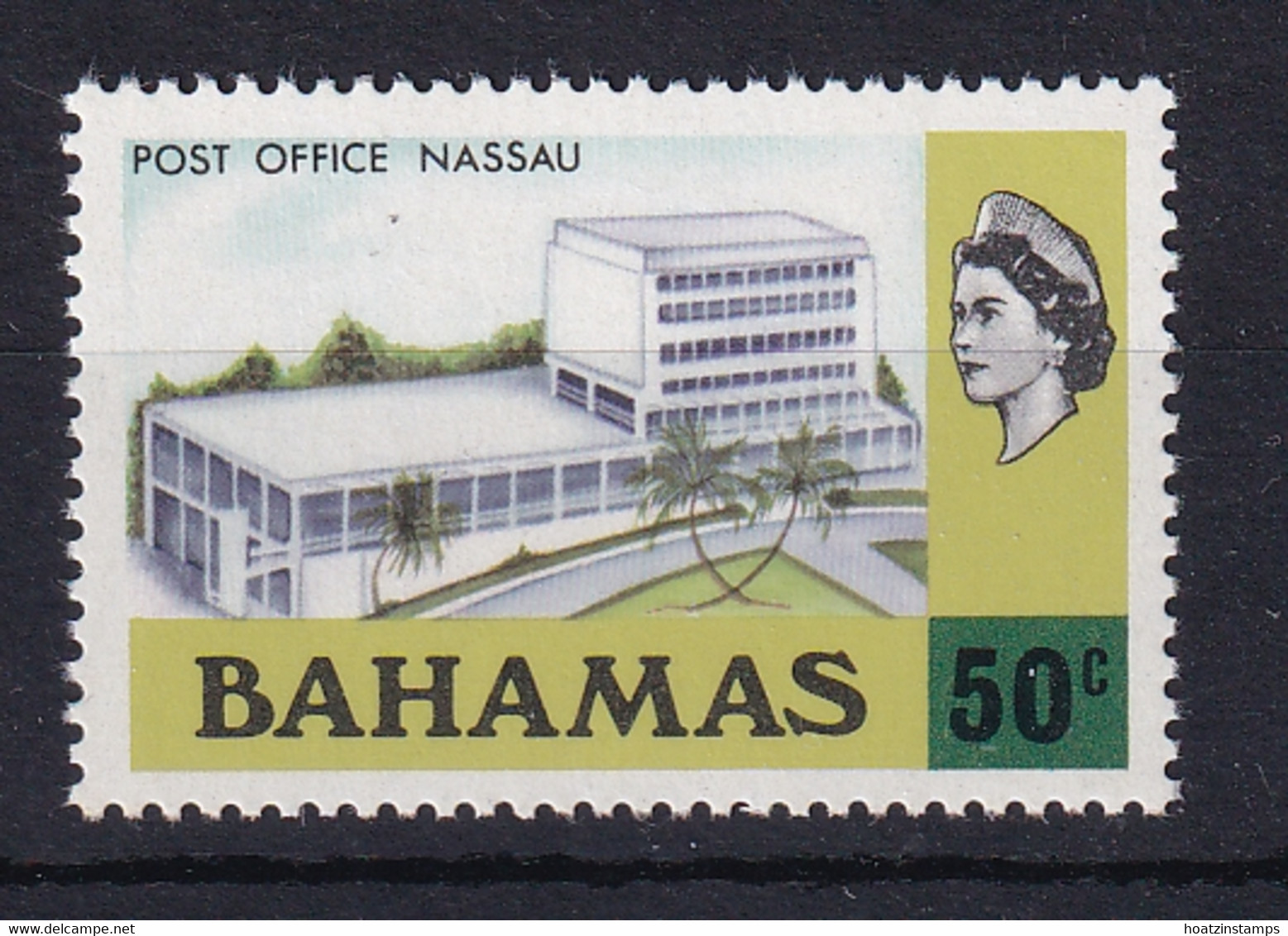 Bahamas: 1972/73   Pictorial   SG397w    50c   [Wmk Sideways][Wmk Crown To Left Of CA]  MNH - 1963-1973 Autonomie Interne