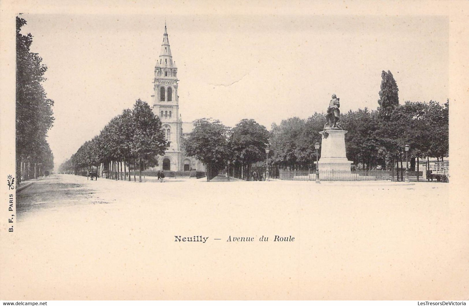 CPA Précurseur - 92 - Neuilly - Avenue Du Roule - BF PARIS - Neuilly Sur Seine