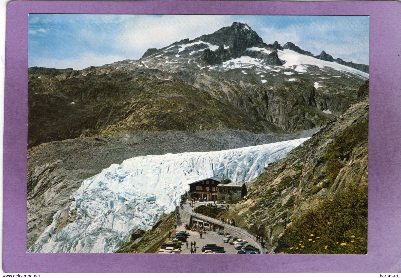 VS Belvédère Am Rhonegletscher Mit Nägelisgrätli  Glacier Du Rhône Près Hôtel Belvédère - Obergoms