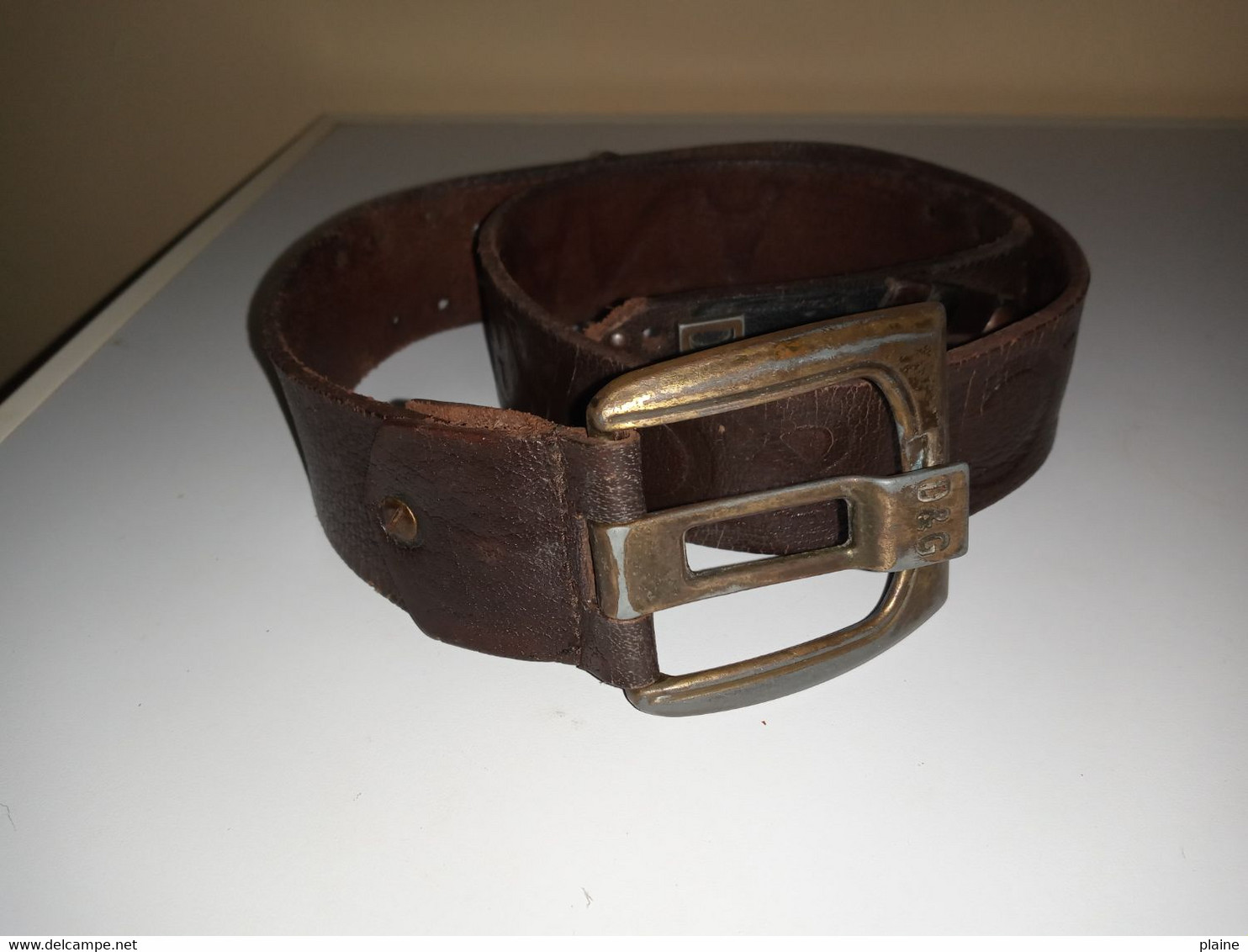 CEINTURE ANCIENNE EN CUIR  DOLCE ET GABBANA - Other & Unclassified