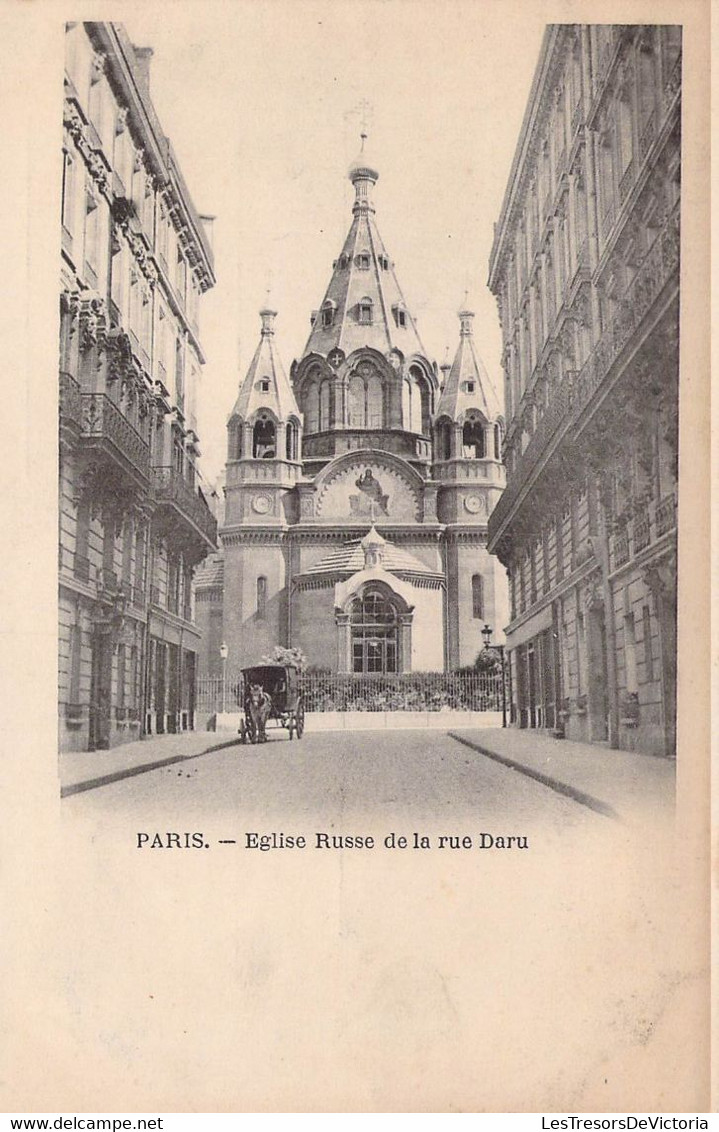 CPA - 75 - PARIS - EGLISE Russe De La Rue DARU - Précurseur - Kerken