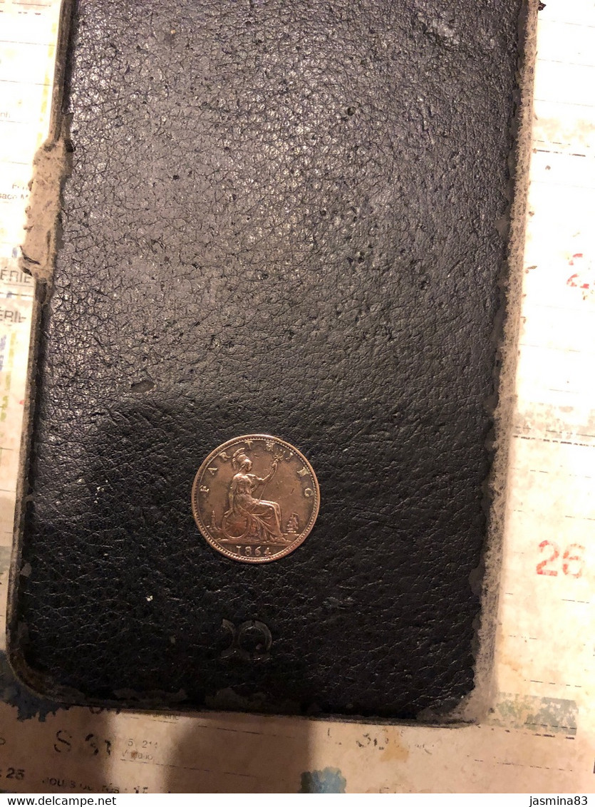 Farthing 1864 Reine Victoria - Other & Unclassified