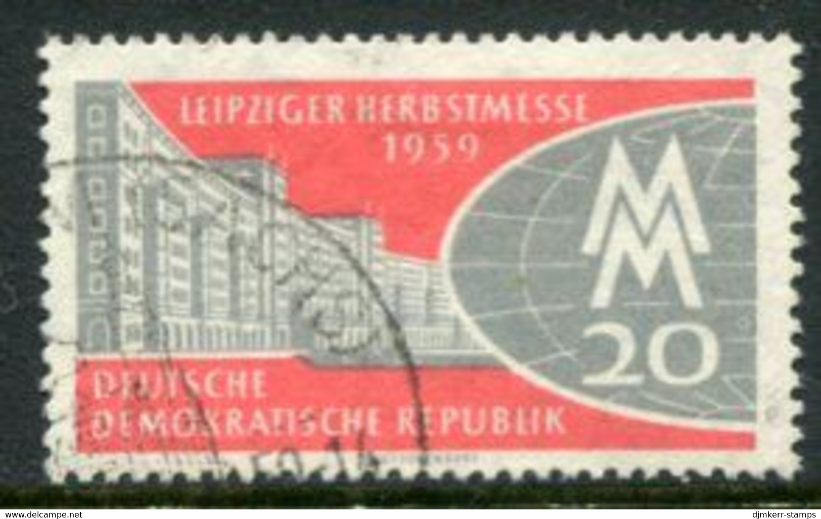 DDR / E. GERMANY 1959 Leipzig Autumn Fair Used  Michel  712 - Used Stamps