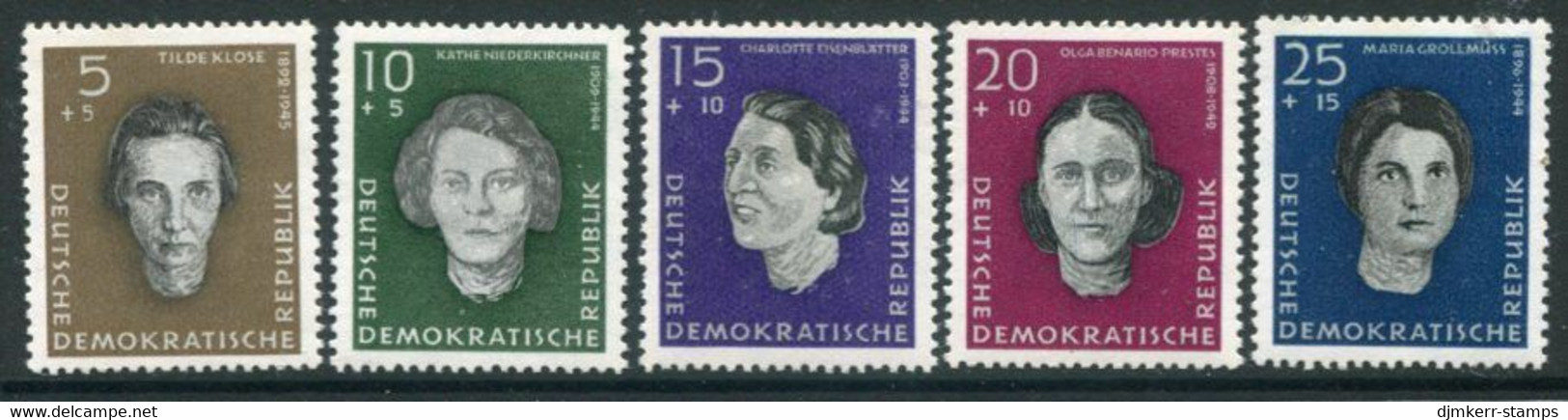 DDR / E. GERMANY 1959 National Memorial, Ravensbrück MNH / **  Michel  715-19 - Unused Stamps