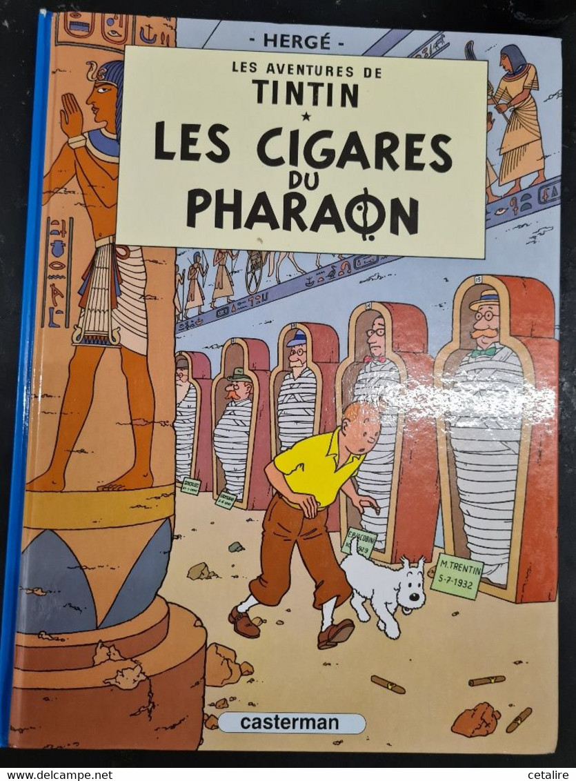 Tintin Les Cigares De Pharaon  +++TBE+++ LIVRAISON GRATUITE+++ - Hergé