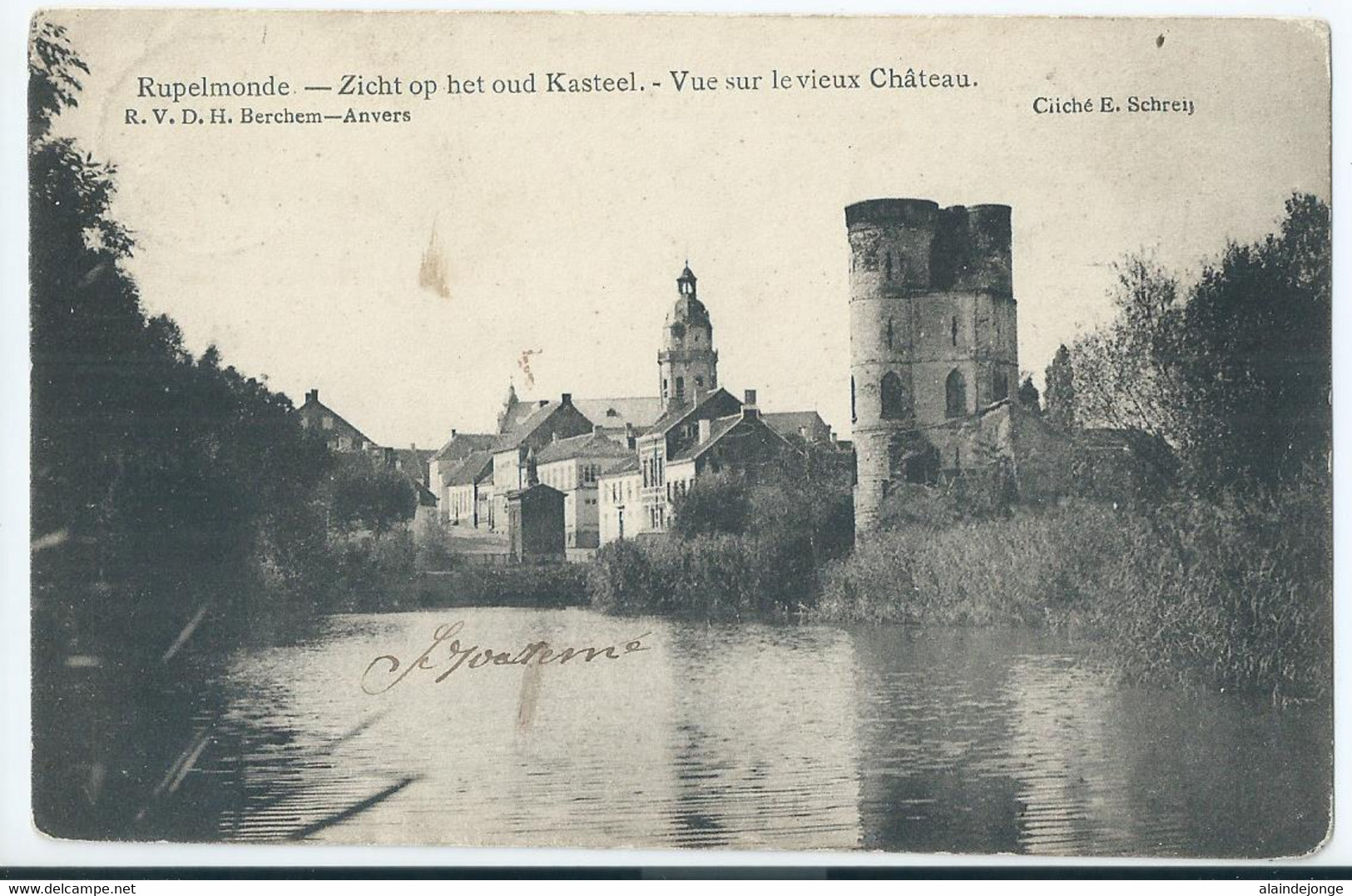 Rupelmonde - Zicht Op Het Oud Kasteel - Vue Sur Le Vieux Château - Kruibeke