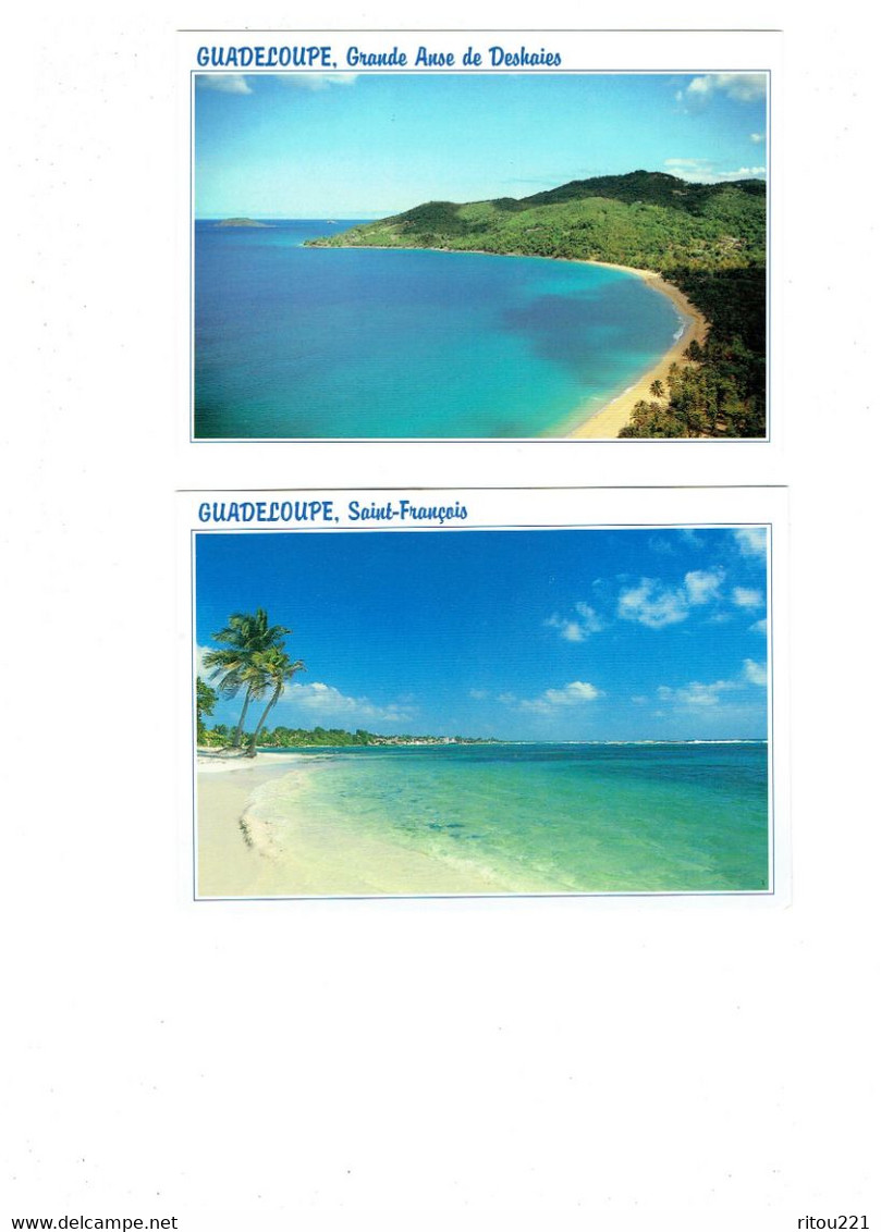 Lot 2 Cpm - Guadeloupe - SAINT François - Anse De Deshaies - Saint Barthelemy