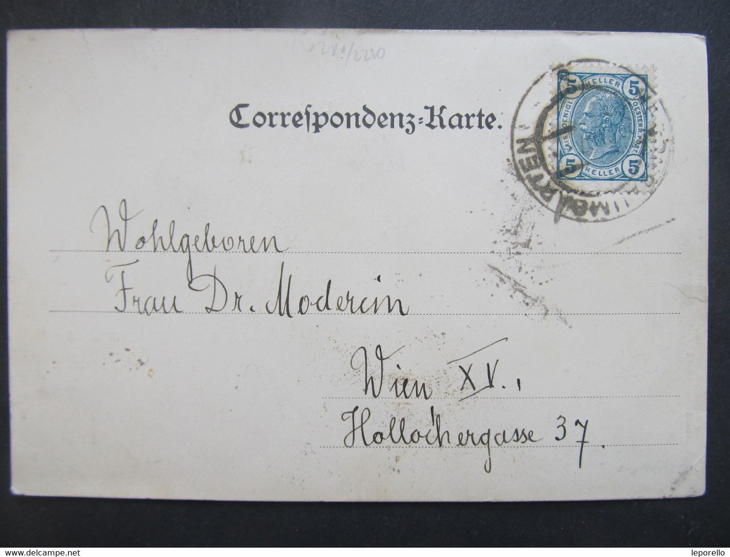 AK Herrnbaumgarten B. Mistelbach 1907 Gruss Aus // D*54023 - Mistelbach