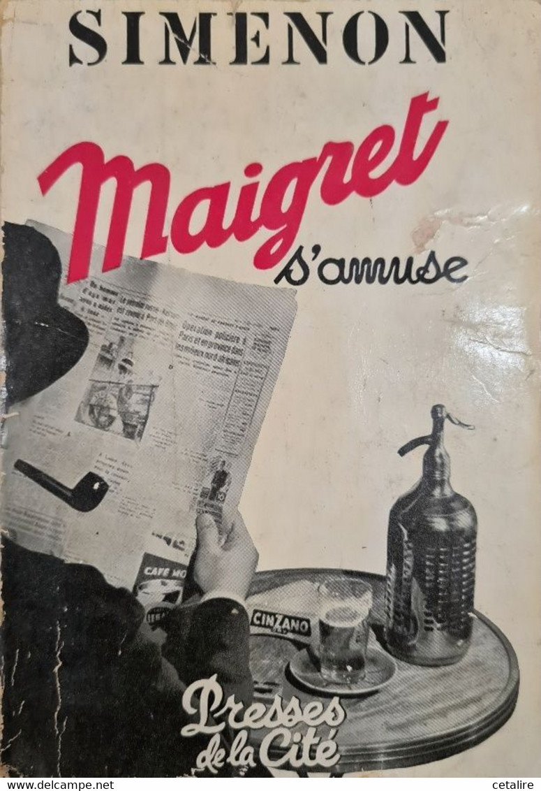 Maigret S'amuse Simenon 1957  +++bon Etat D'usage +++ LIVRAISON GRATUITE+++ - Simenon