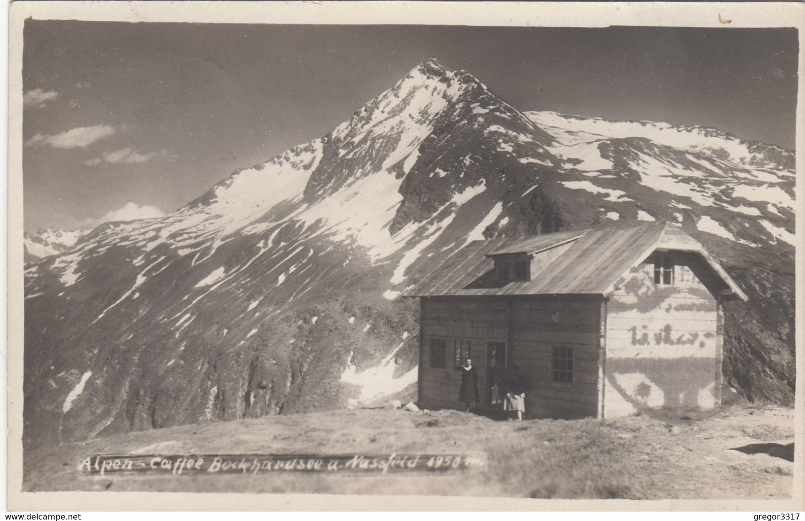 B9458) Alpen Caffee BOCKHARDSEE A. NASSFELD - Seltene Sehr Alte AK  !! Gel. BÖCKSTEIN 1929 !! - Böckstein