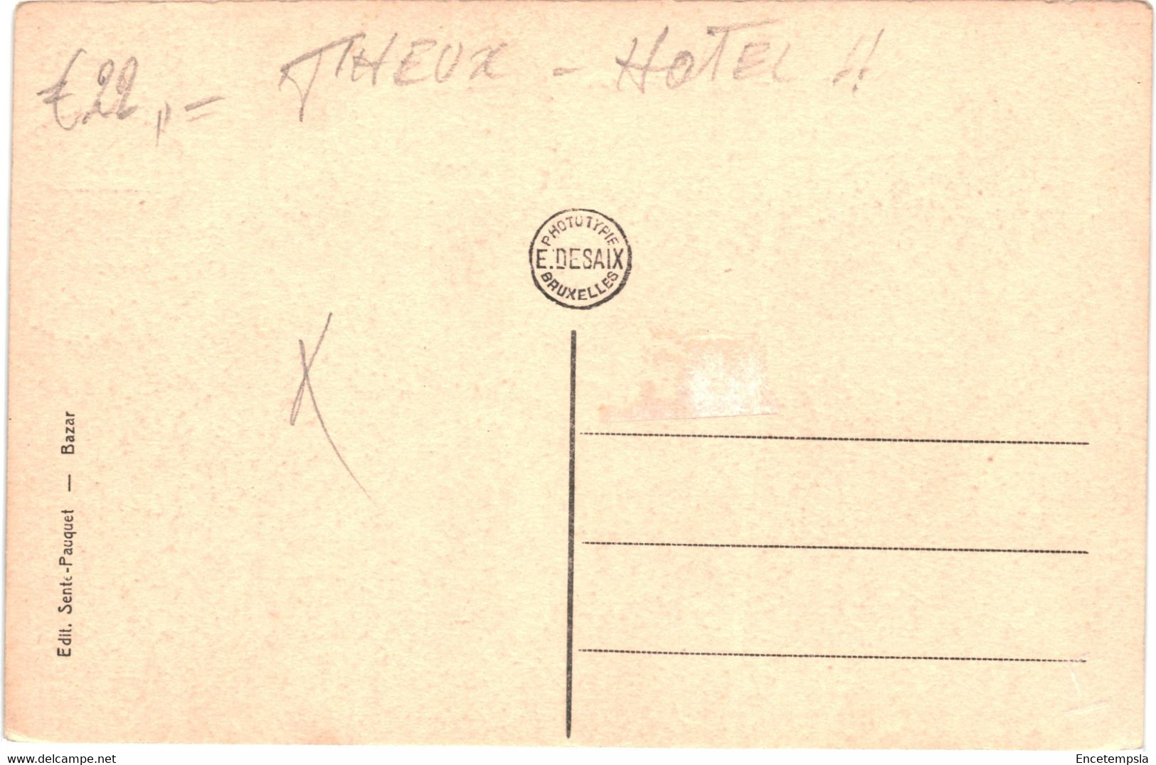 CPA Carte PostaleBelgique Theux  Hôtel Des Voyageurs 1928  VM58323 - Theux