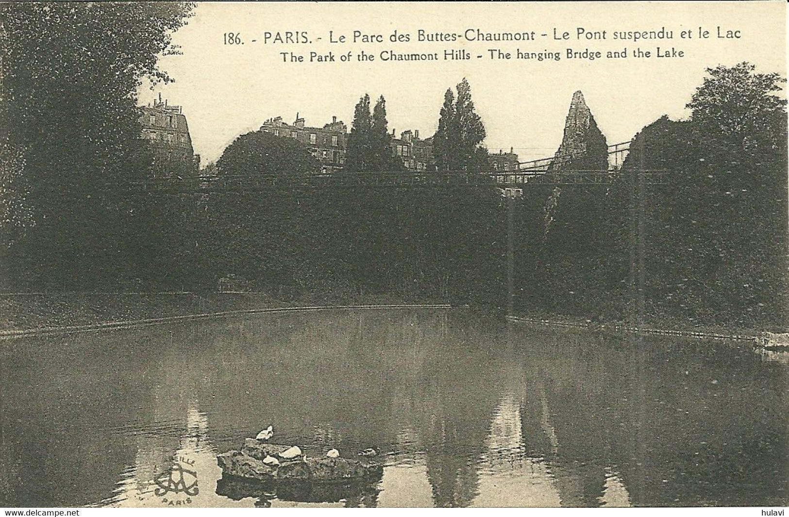 75  PARIS 19° - LE PARC DES BUTTES CHAUMONT ..... (ref A3921) - Arrondissement: 19