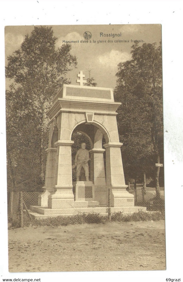 Rossignol Monument élevé à La Gloire Des Coloniaux Français - Tintigny