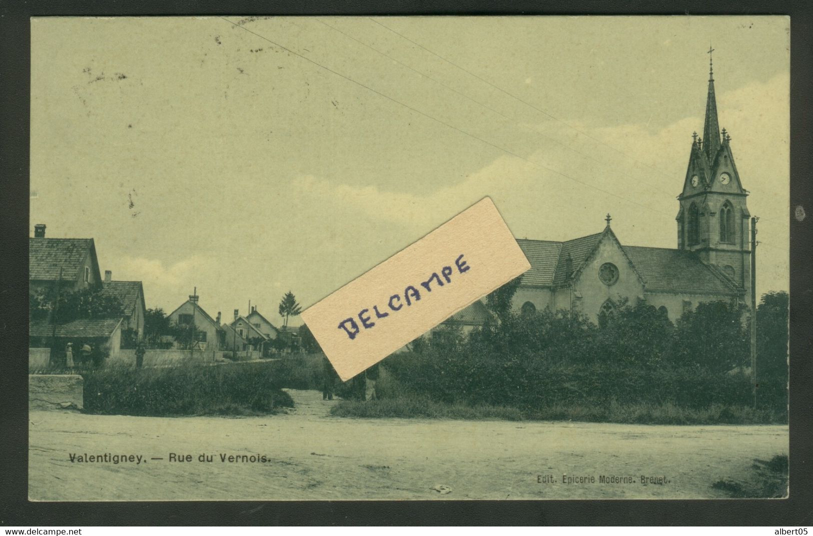 25 - Valentigney - Rue Du Vernois - 1907 - Valentigney