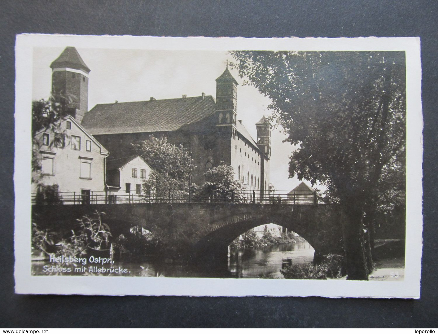 AK HEILSBERG Ostpreussen Lidzbark Warmiński Bahnpost Zugstempel 1943 // D*54044 - Ostpreussen