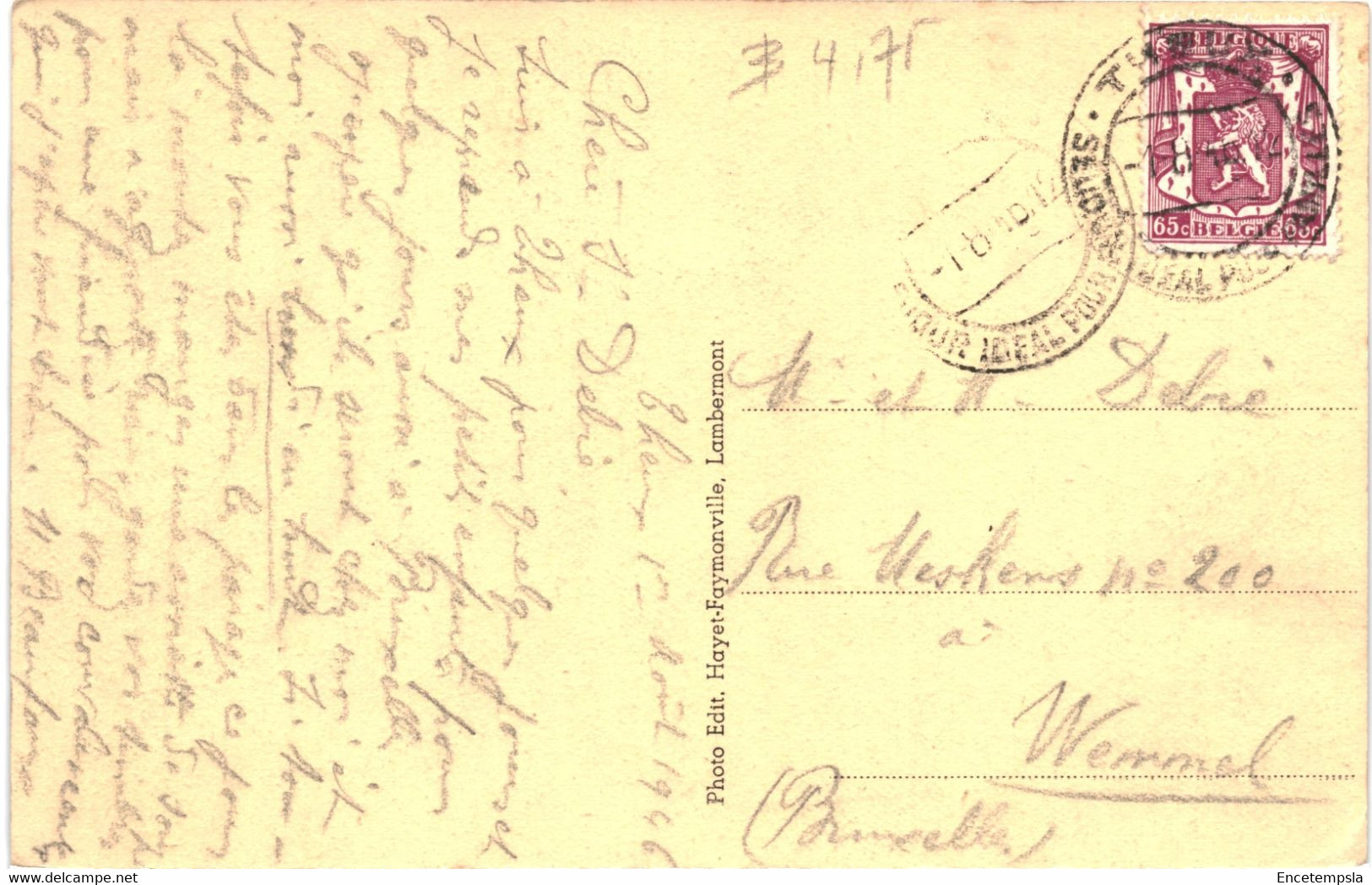 CPA Carte Postale  Belgique Theux Halte De Franchimont Et Les Ruines 1946  VM58334 - Theux
