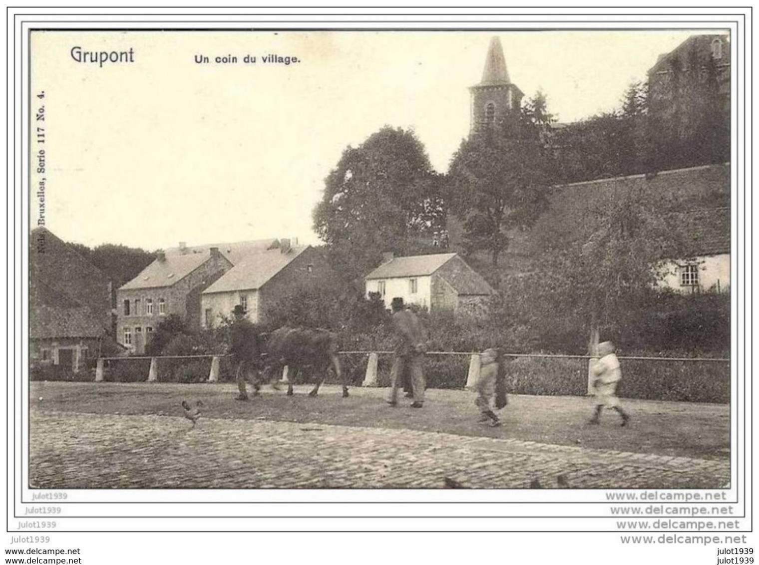 GRUPONT ..--  Nels 117 , N° 4 . Coin Du Village .   Pas Courante !! - Tellin