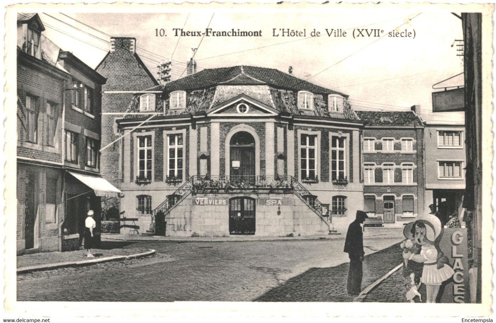 CPSM Carte Postale  Belgique Theux Franchimont Hôtel De Ville   VM58338 - Theux
