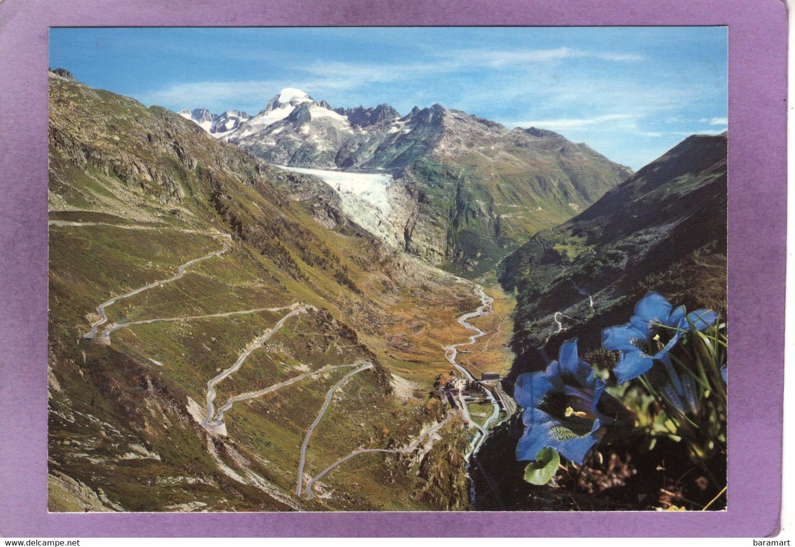 VS Gletsch Mit Grimsel Und Furkapass  Rhonegletscher Galenstock - Obergoms