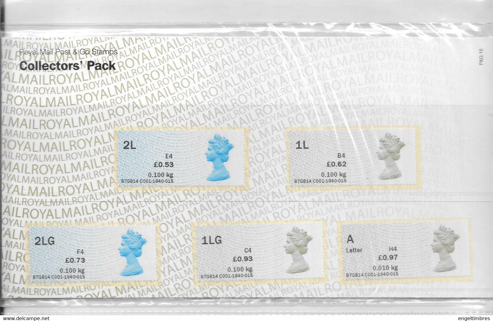 GB -  Post & GO Stamps   2014 Collectors Pack - SEE NOTES  And Scans - Post & Go (distributeurs)