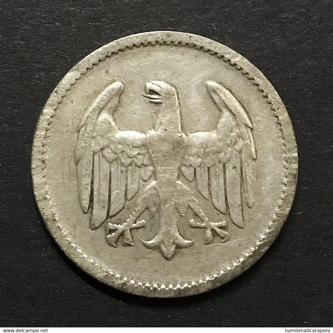 Germania Germany 1 Mark 1924 A + 10 Rentenpfennig 1924 F  E.774 - 1 Mark & 1 Reichsmark