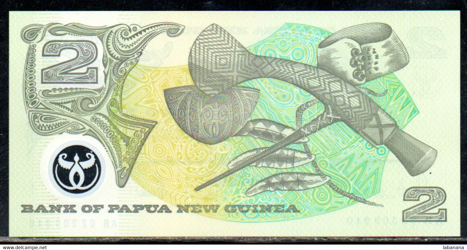 659-Papouasie-Nouvelle-Guinée 2 Kina 2000 AR025 Sig.10 Neuf/unc - Papoea-Nieuw-Guinea