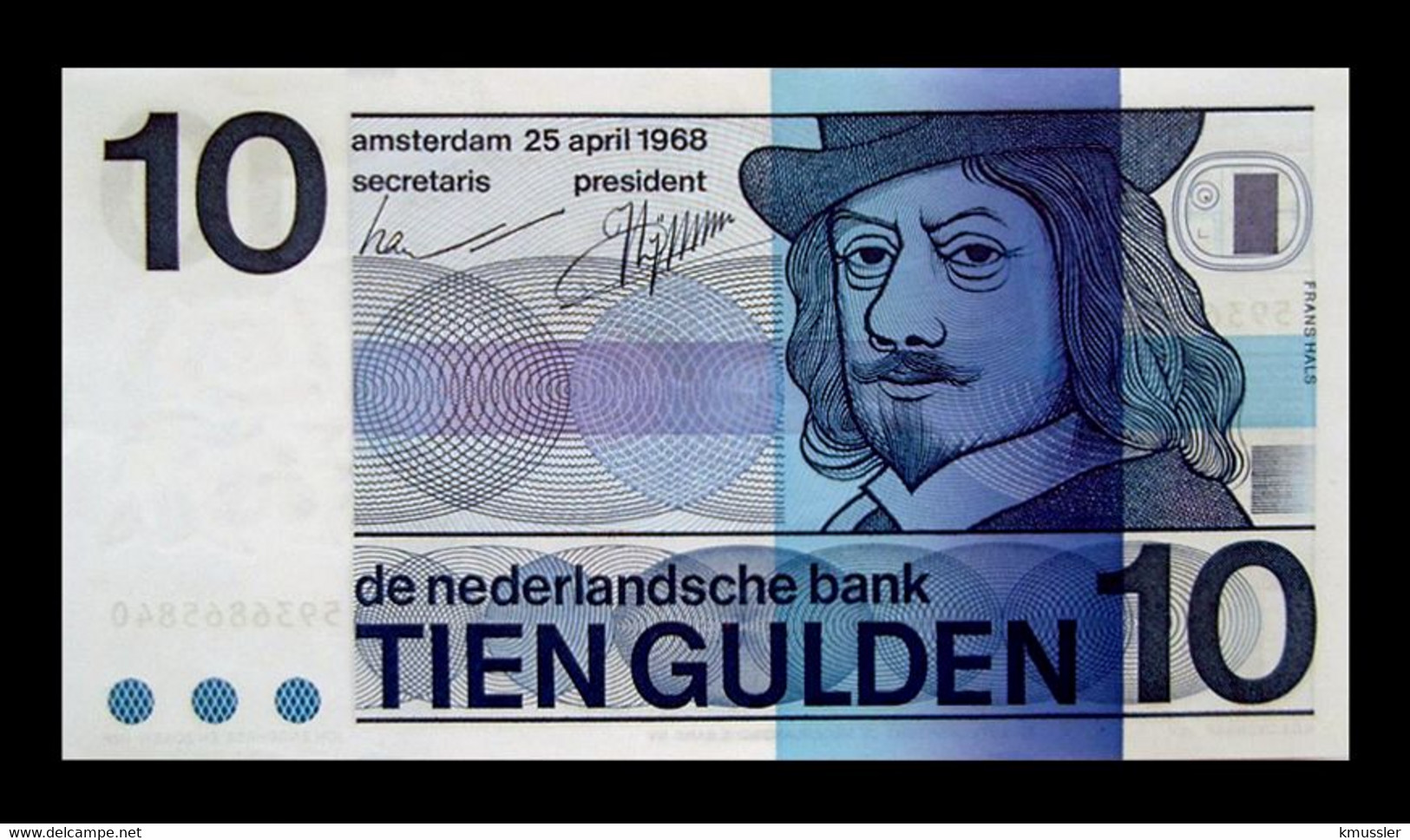 # # # Banknote Niederlande (Netherlands) 10 Gulden UNC- # # # - 10 Gulden